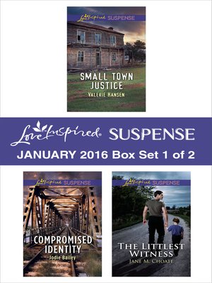 cover image of Love Inspired Suspense January 2016, Box Set 1 of 2